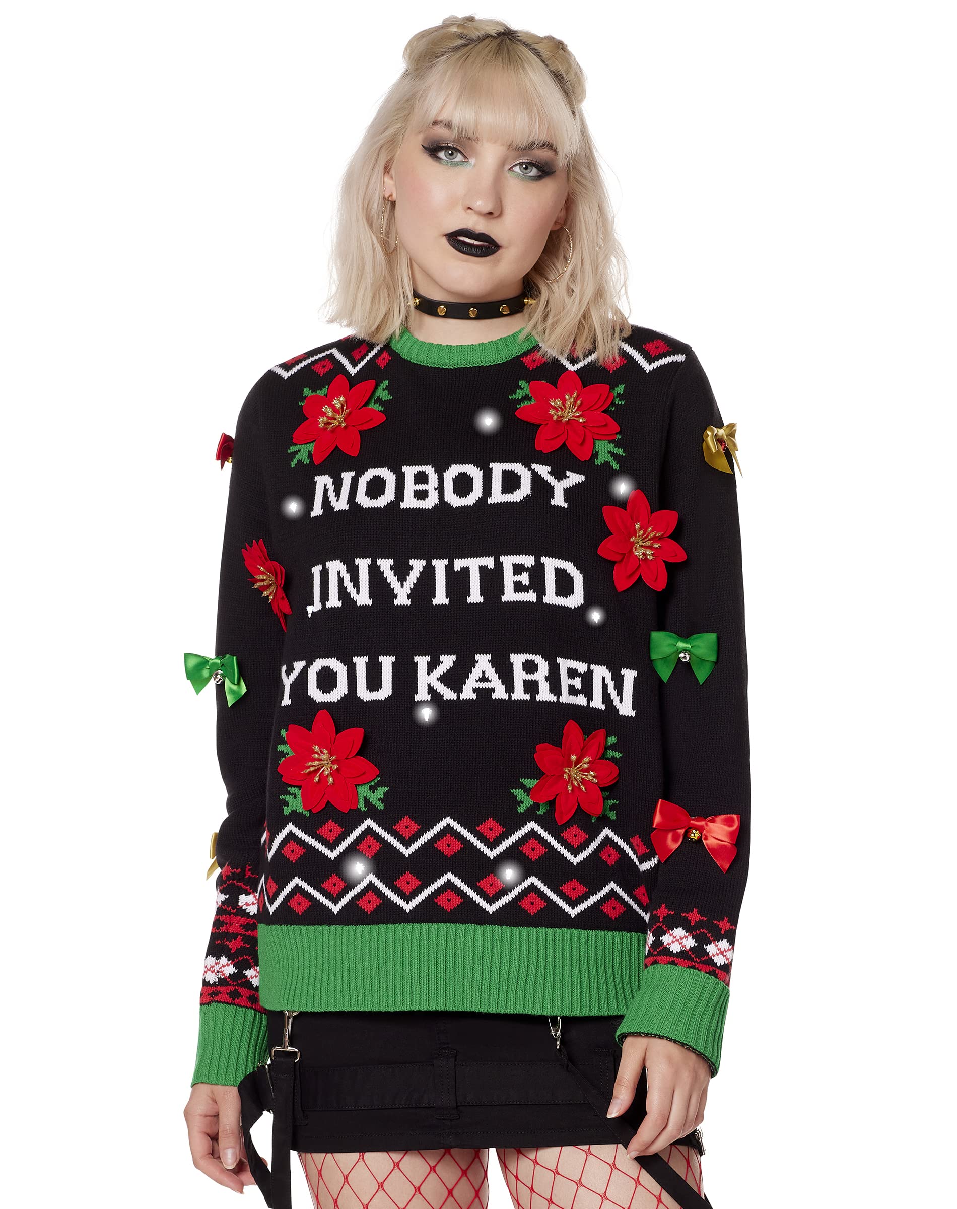 spencers ugly christmas sweaters karen