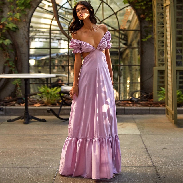 purple special occasion dresses