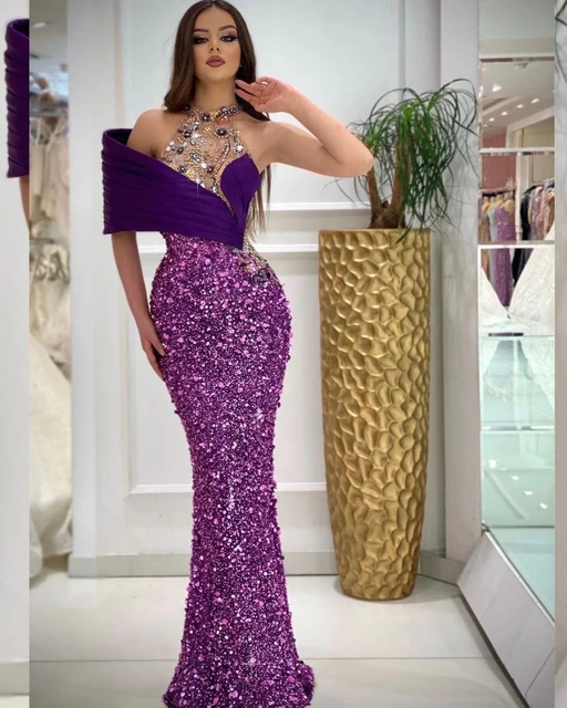 purple special occasion dresses