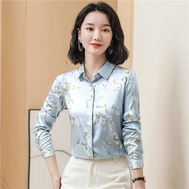 women silk shirt