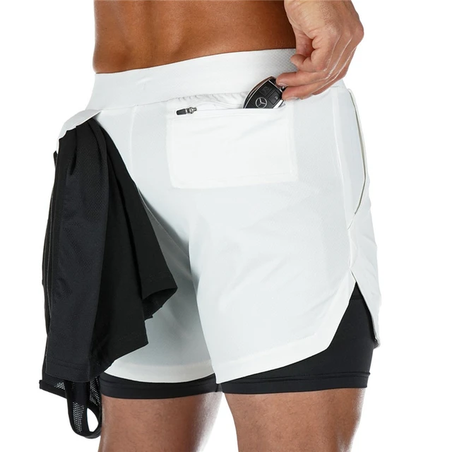 men's 2 in 1 shorts