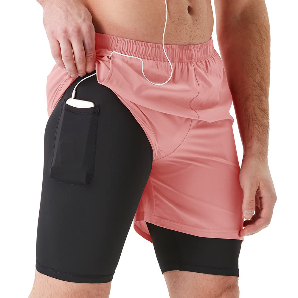 men's 2 in 1 shorts