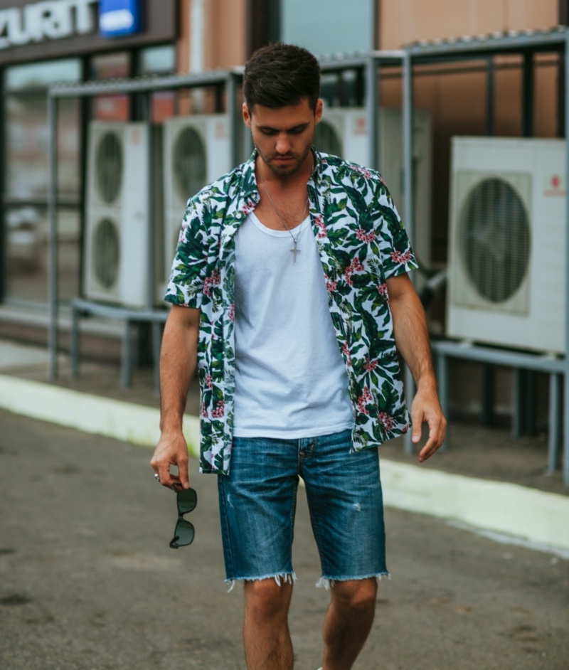 men's shorts outfit ideas