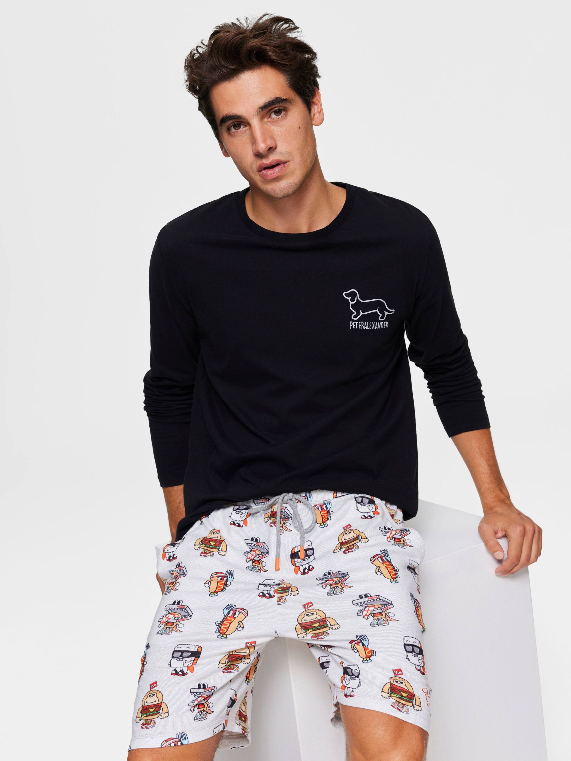 Men pajama shorts