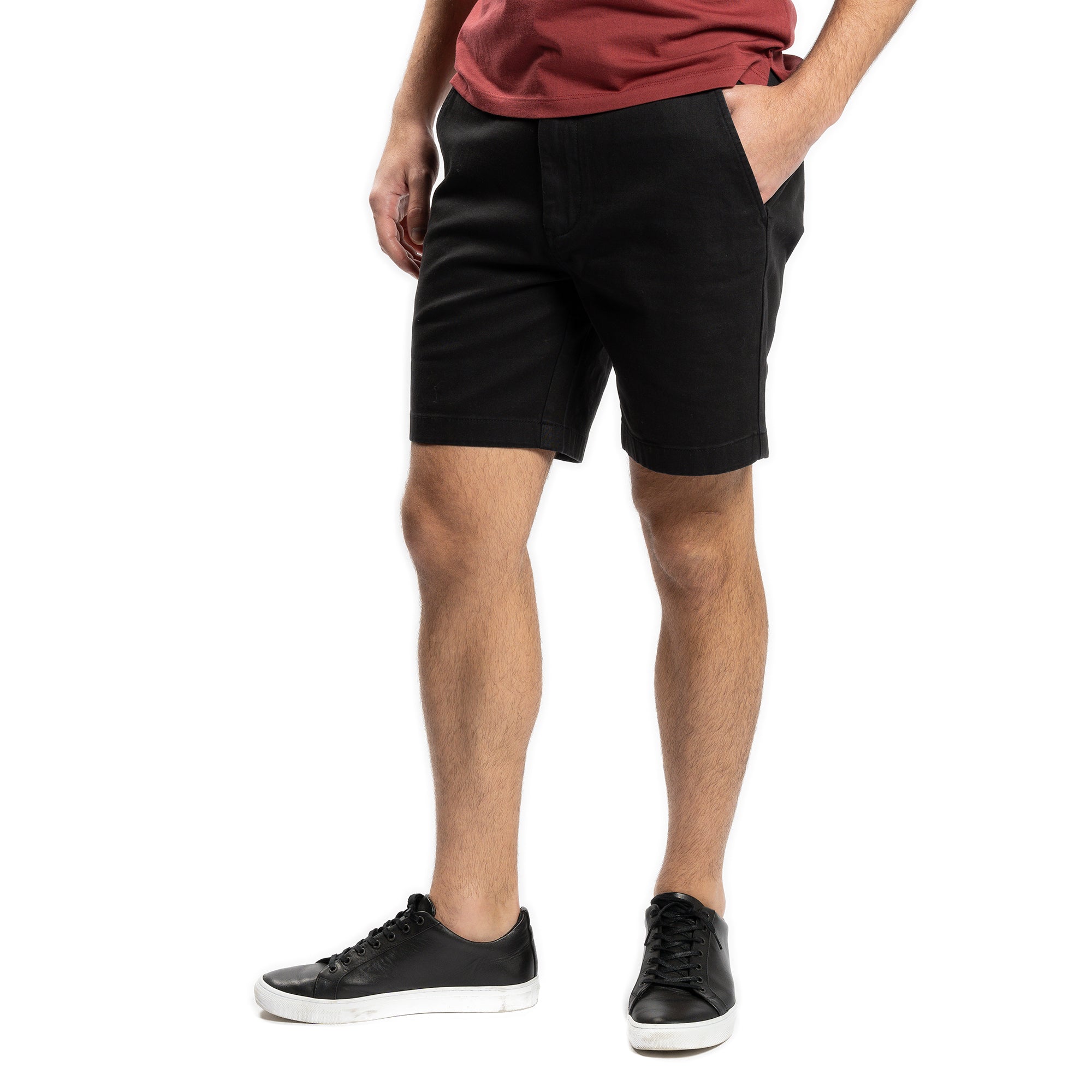 black chino shorts 