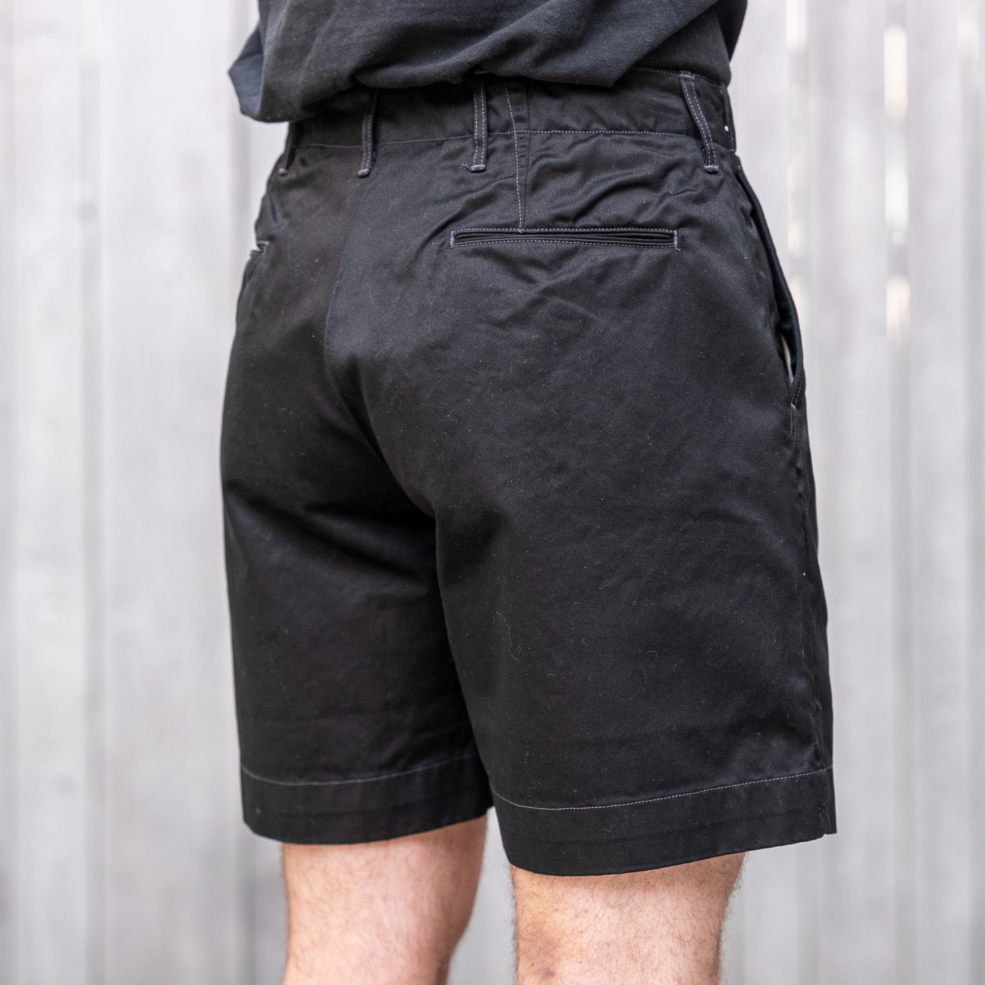 black chino shorts 