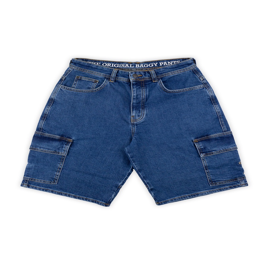 Denim Cargo Shorts