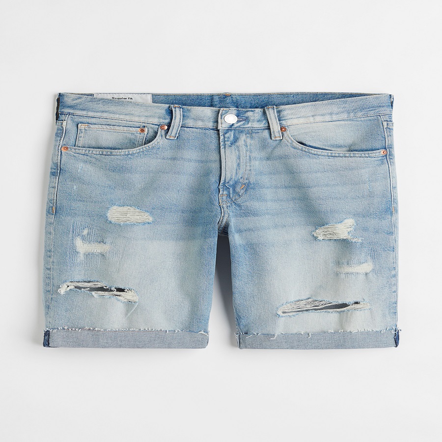 Blue Denim Shorts