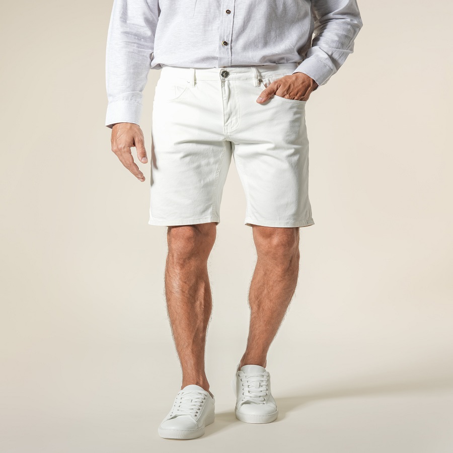 Denim Bermuda Shorts