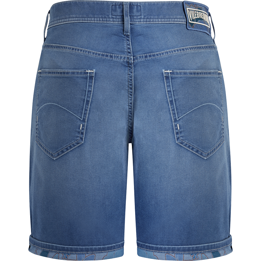 Denim Bermuda Shorts