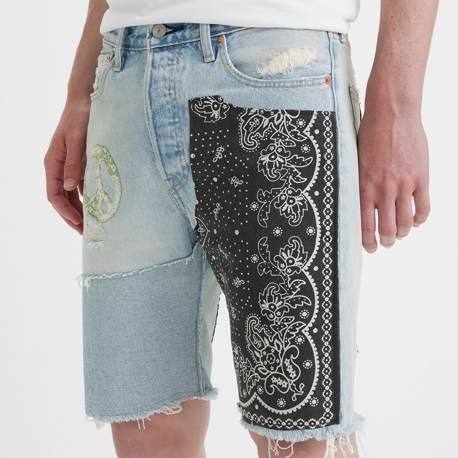 Rhinestone Denim Shorts