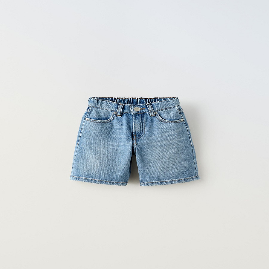 Loose Fit Denim Shorts