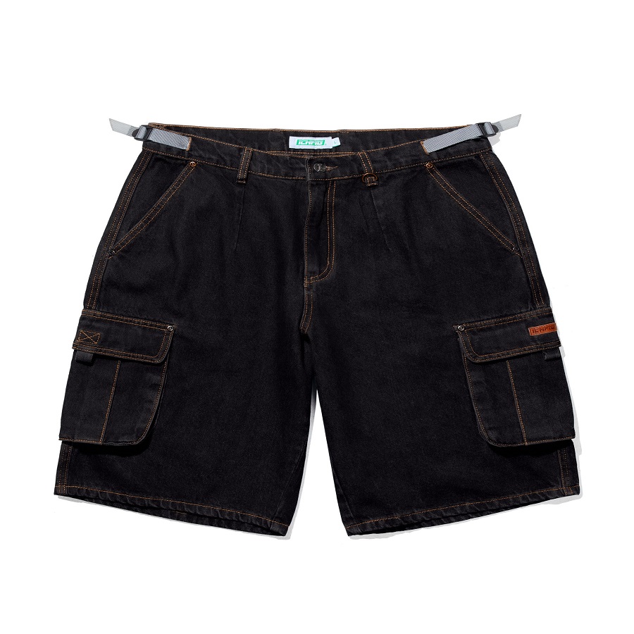 Mens Denim Cargo Shorts