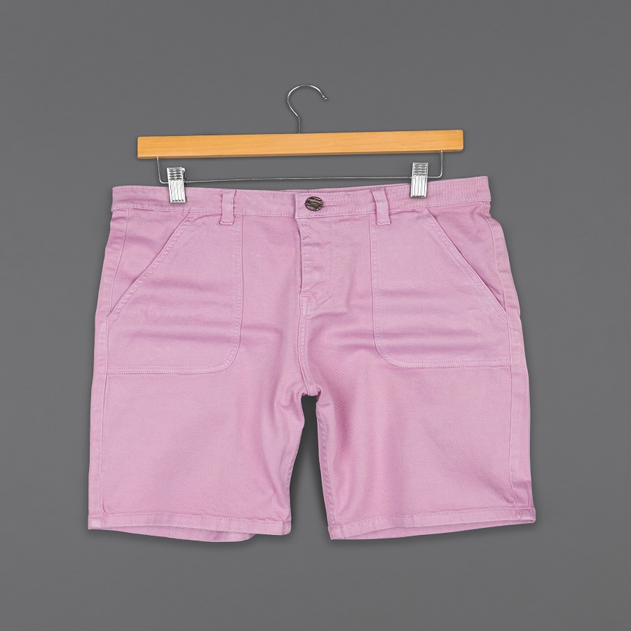 Pink Denim Shorts