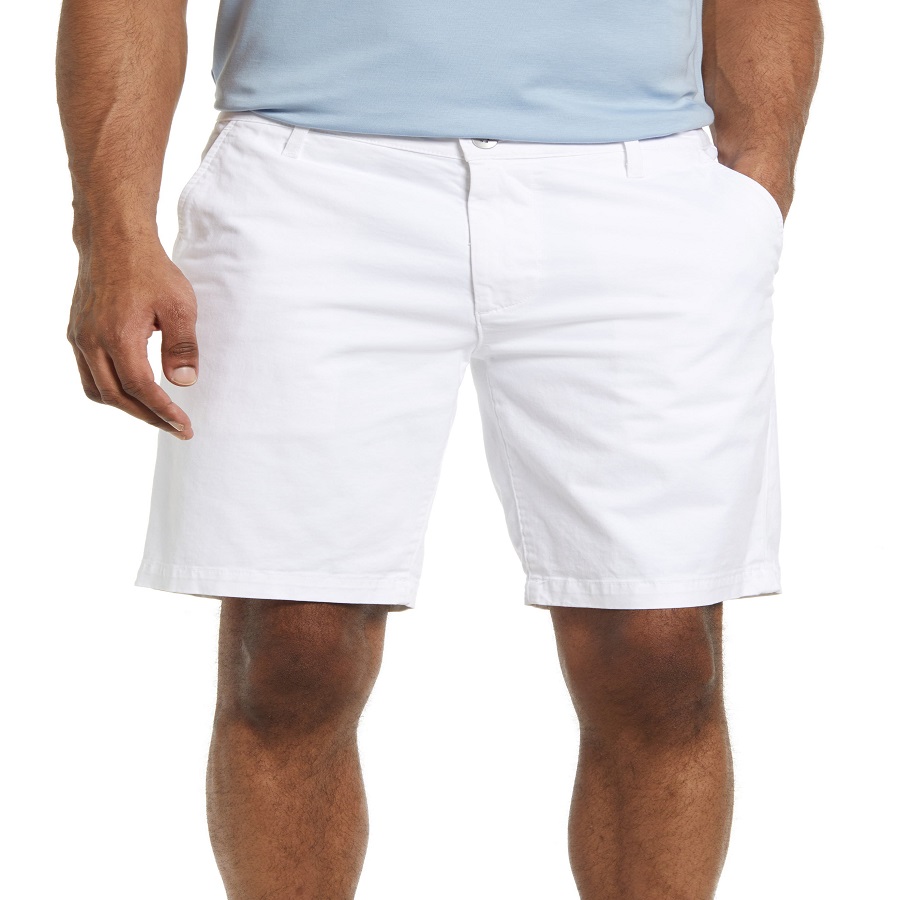 White Tailored Shorts